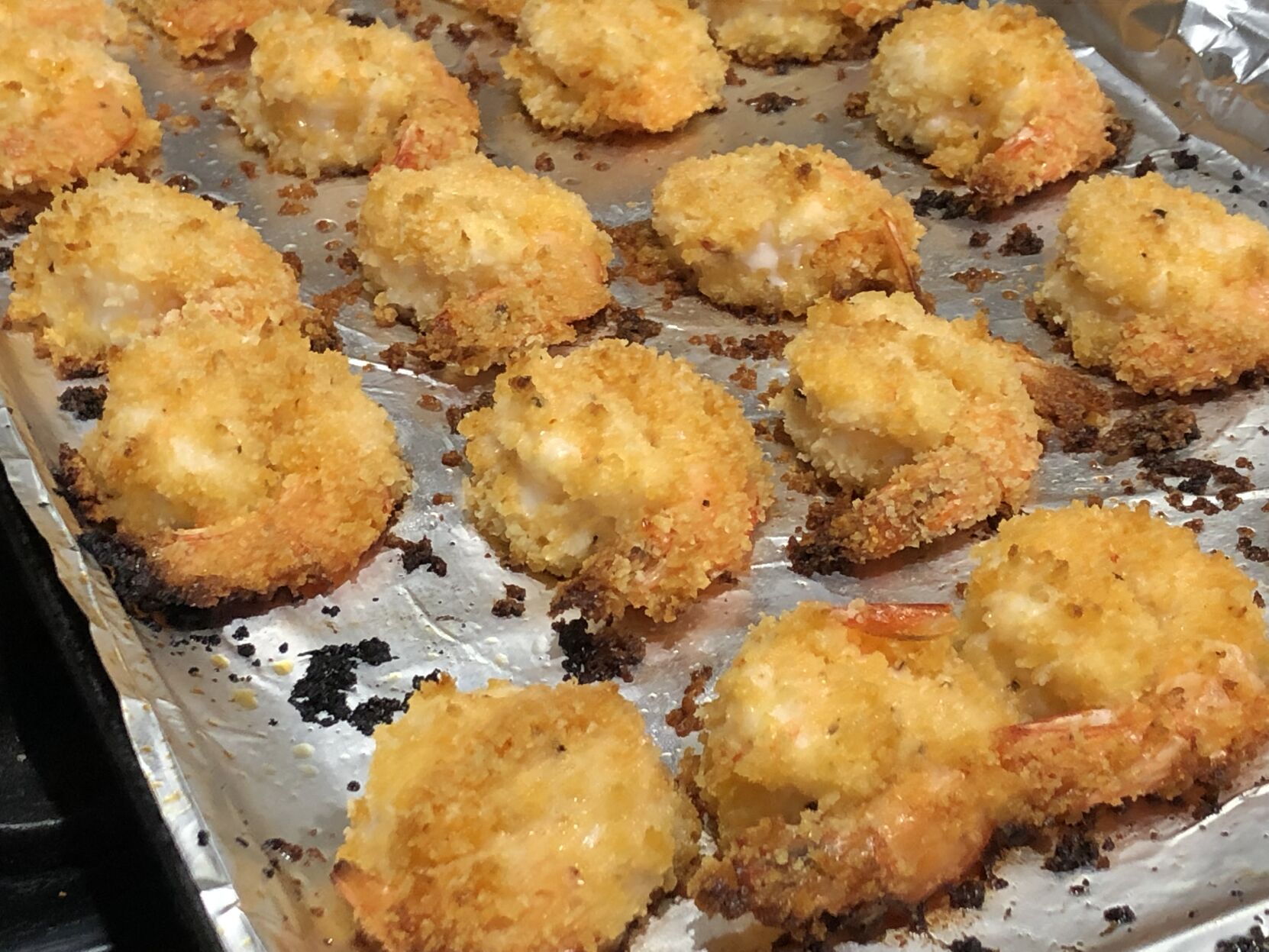 Sriracha panko shrimp